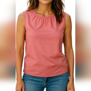 Talbots Coral Sleeveless Tank Top Women Size 16